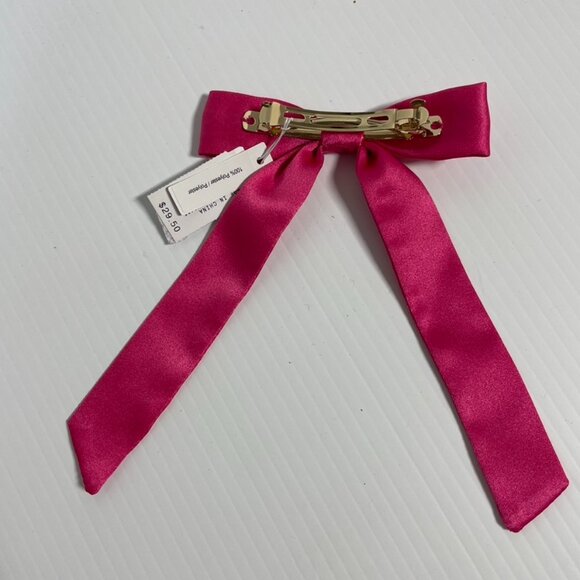 J. Crew Set of TWO Hair Bow Barrette Accessories OS NWT - Picture 6 of 10